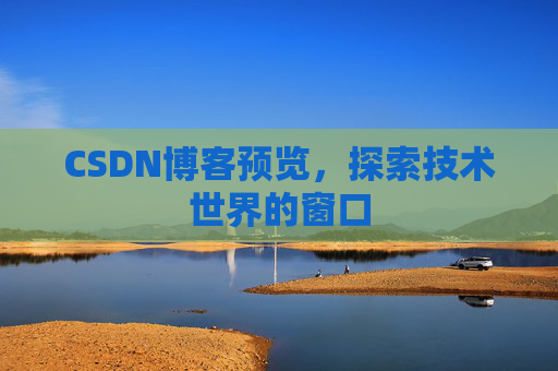 CSDN博客预览，探索技术世界的窗口